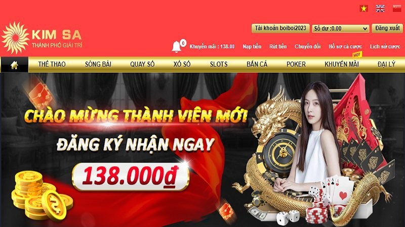 Ưu đãi khủng tại Kimsa88 Casino